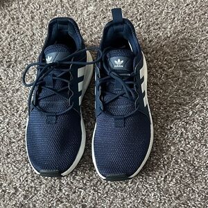 Adidas Kids Dark Blue and White Sneakers